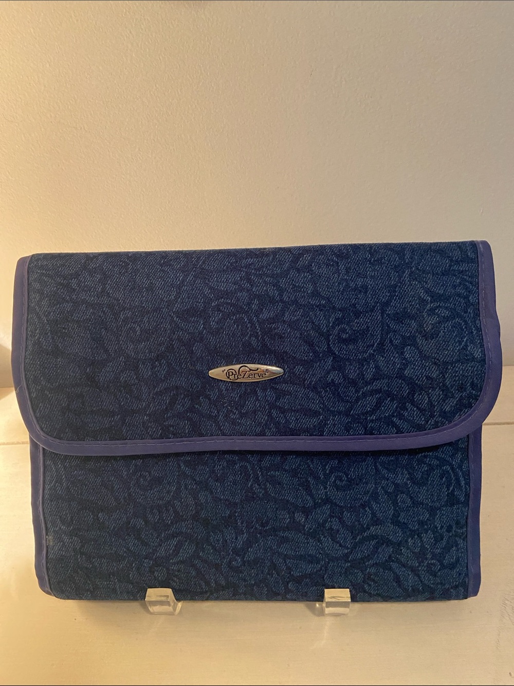 PreZerve Travel Jewelry Organizer With Flex Orb Anti Tarnish Blue Vacation